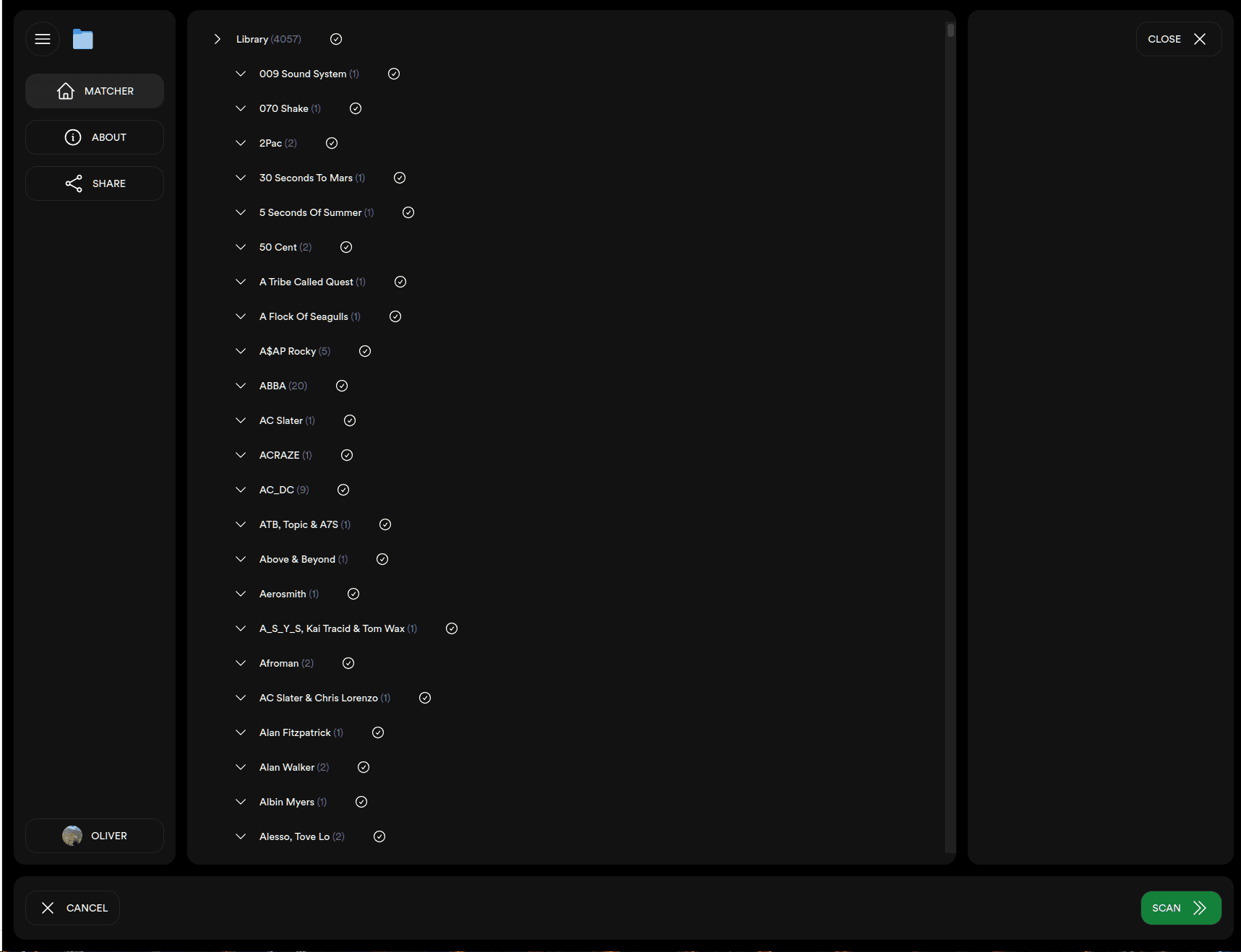 Directory to Spotify screenshot five